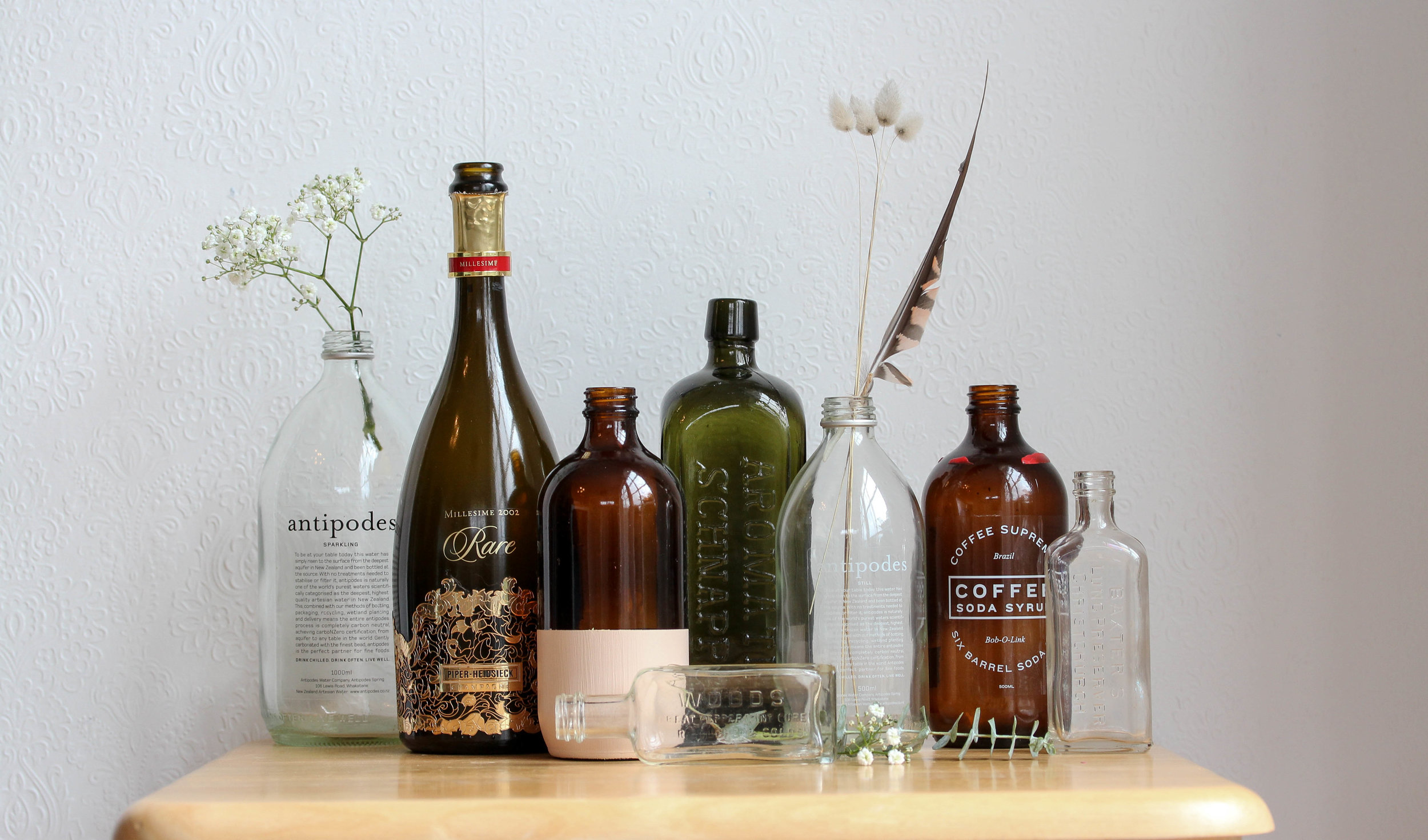 A small portion of my bottle collection