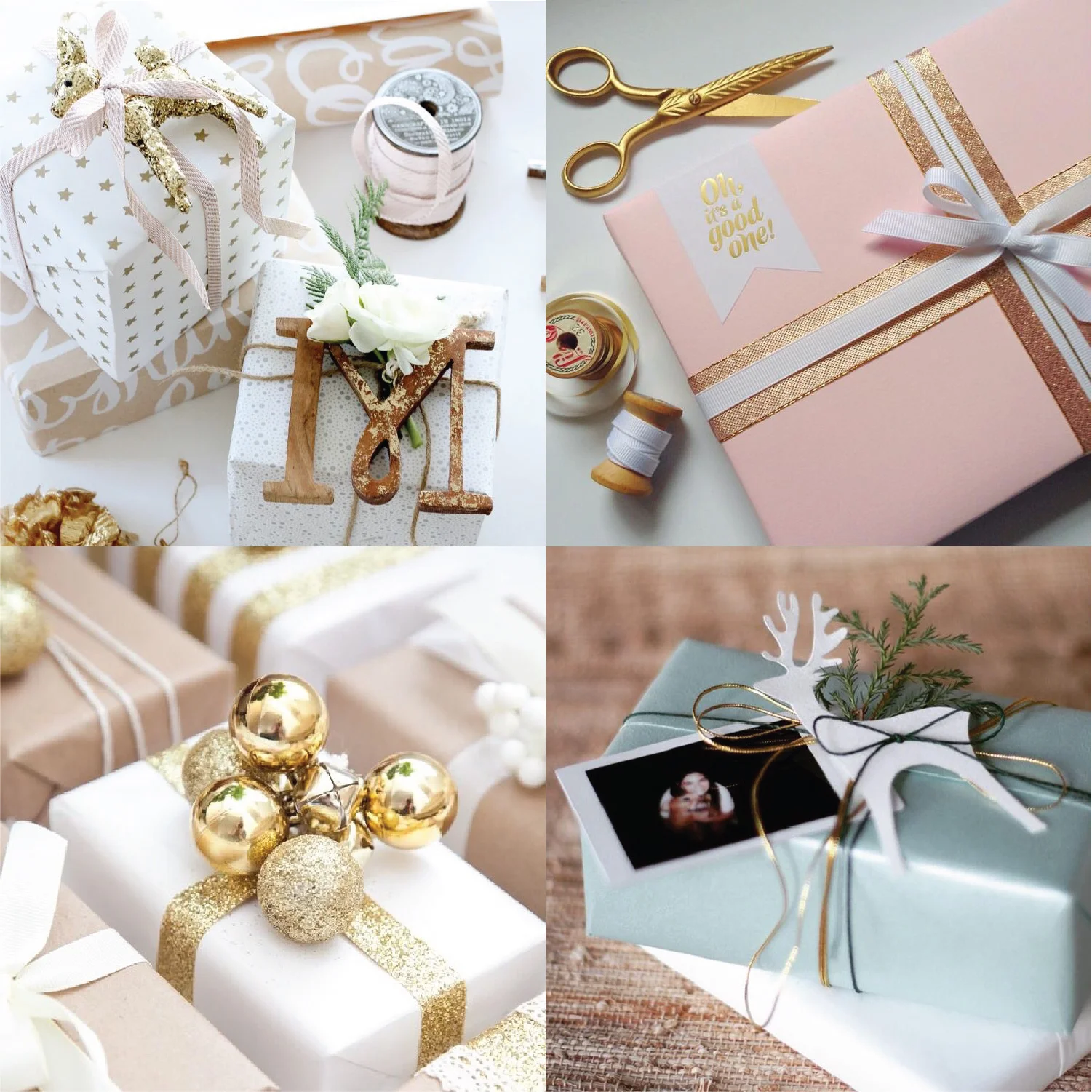 Images via Instagram clockwise from top left: @monikahibbs @shopbetsywhite @papersome @boxwoodclippings