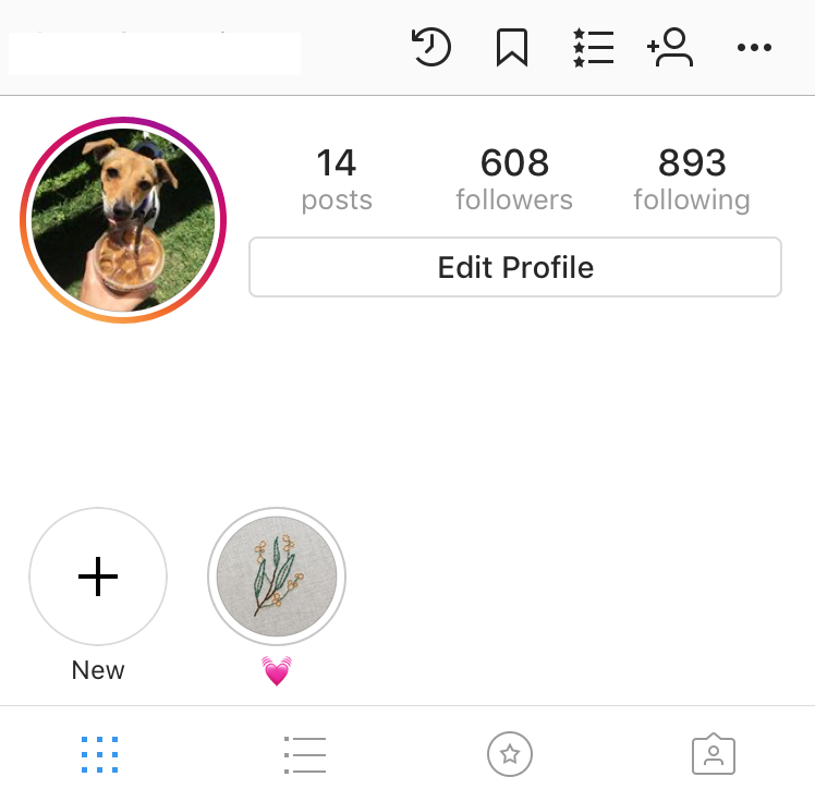 New Highlights will appear here on your profile