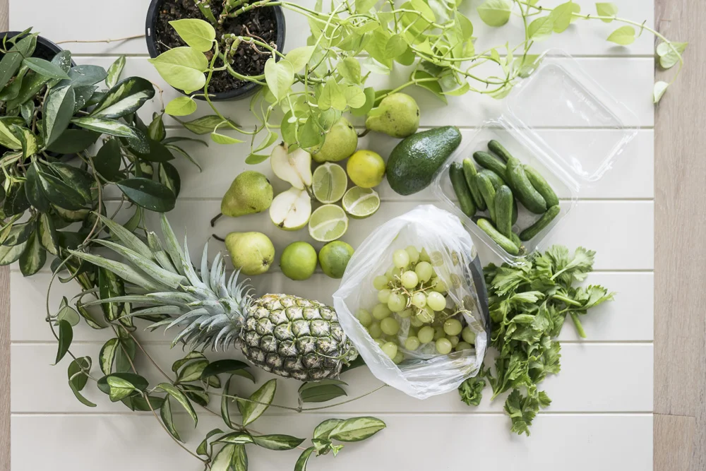 Edible props on my wooden panel backdrop