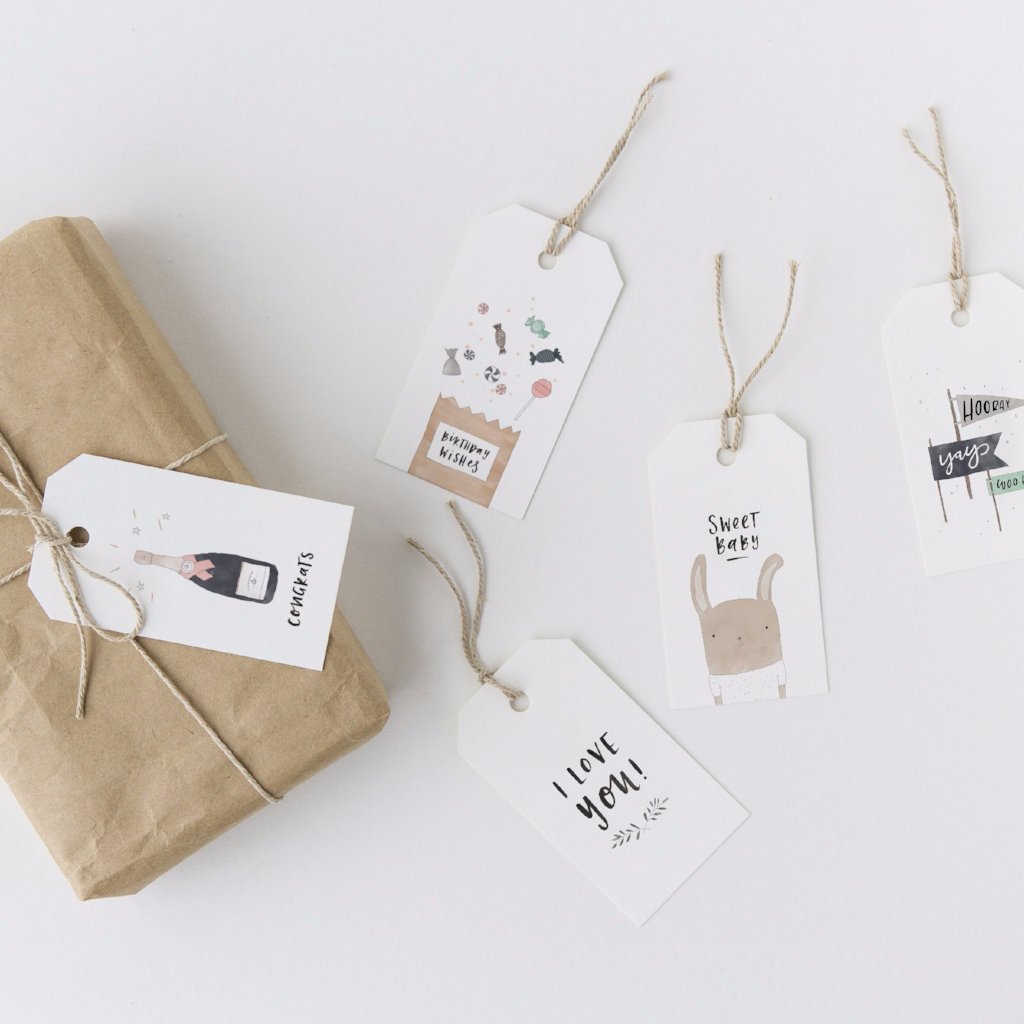 In the Daylight - Set of 5 Gift tags
