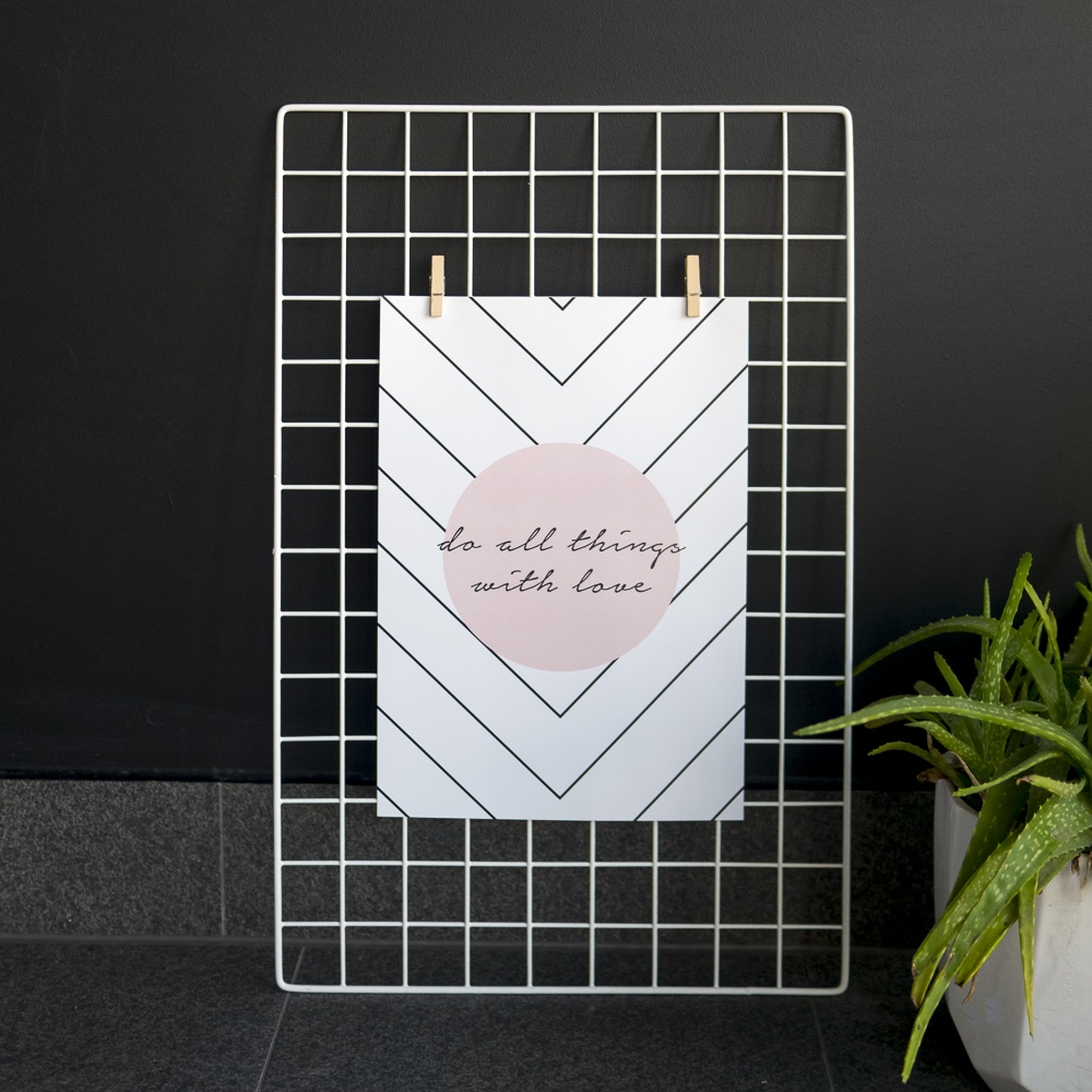 Toucan A4 'Do all things with love' print