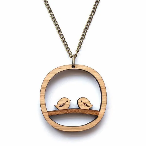 Love bird necklace - a cute design that has also been a top seller.