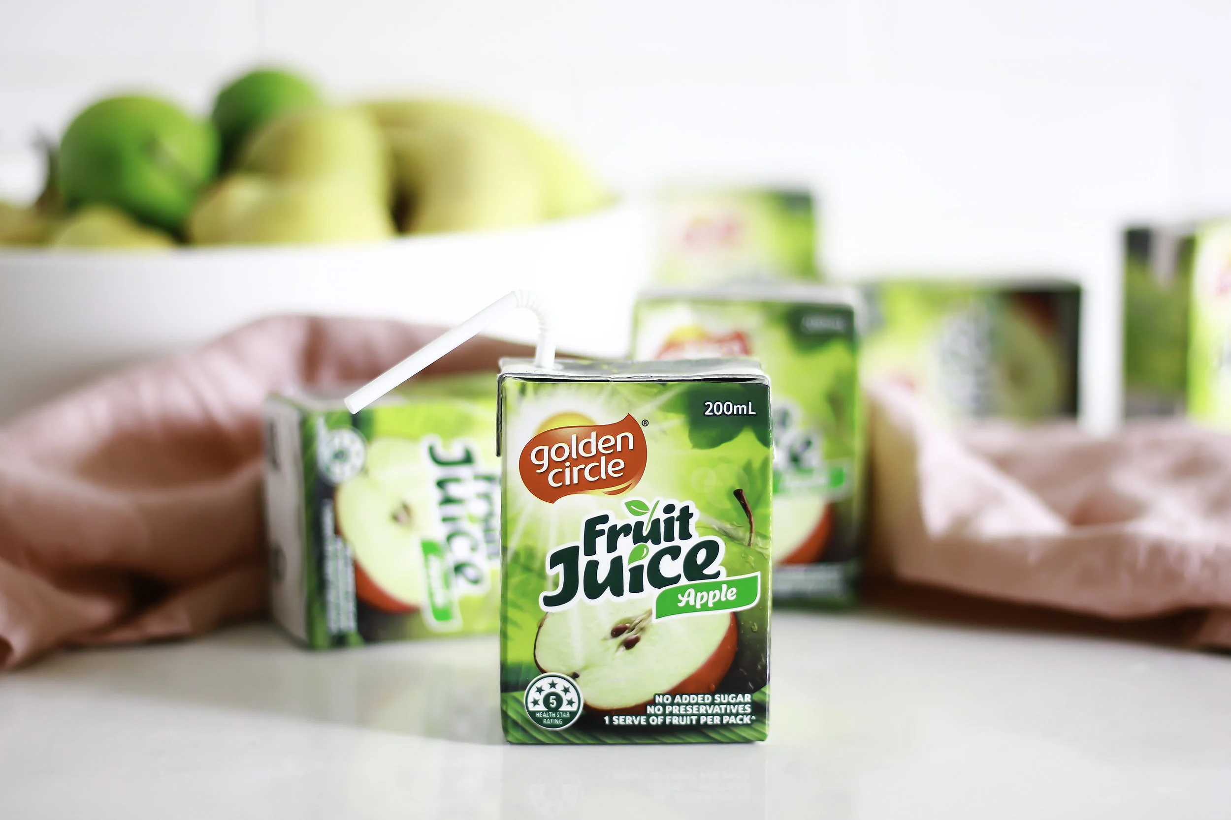 Getting creative with juice boxes for Golden Circle