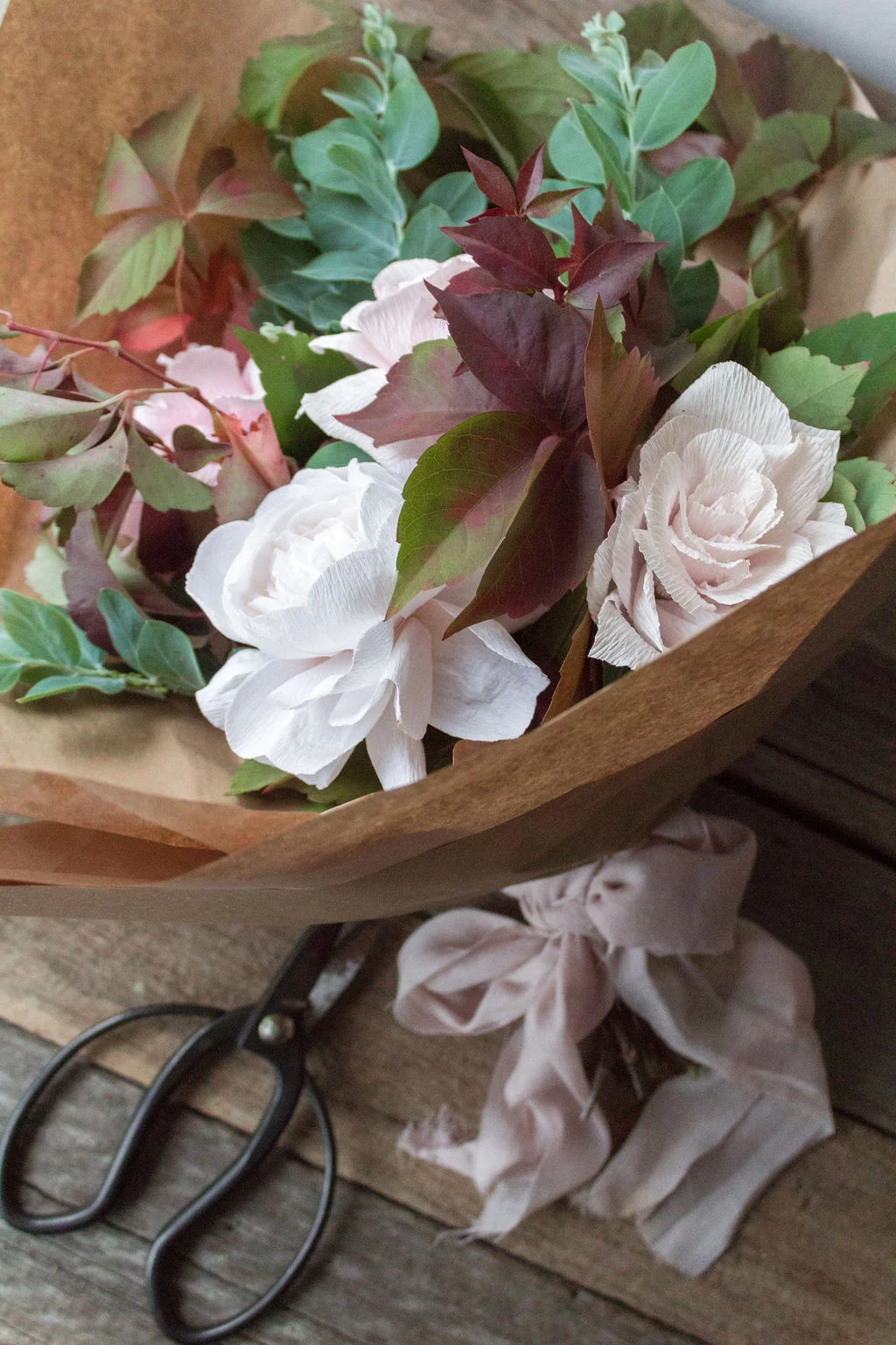 The finished handmade bouquet. Source: Lisel Vonhoff from @bellebouquets