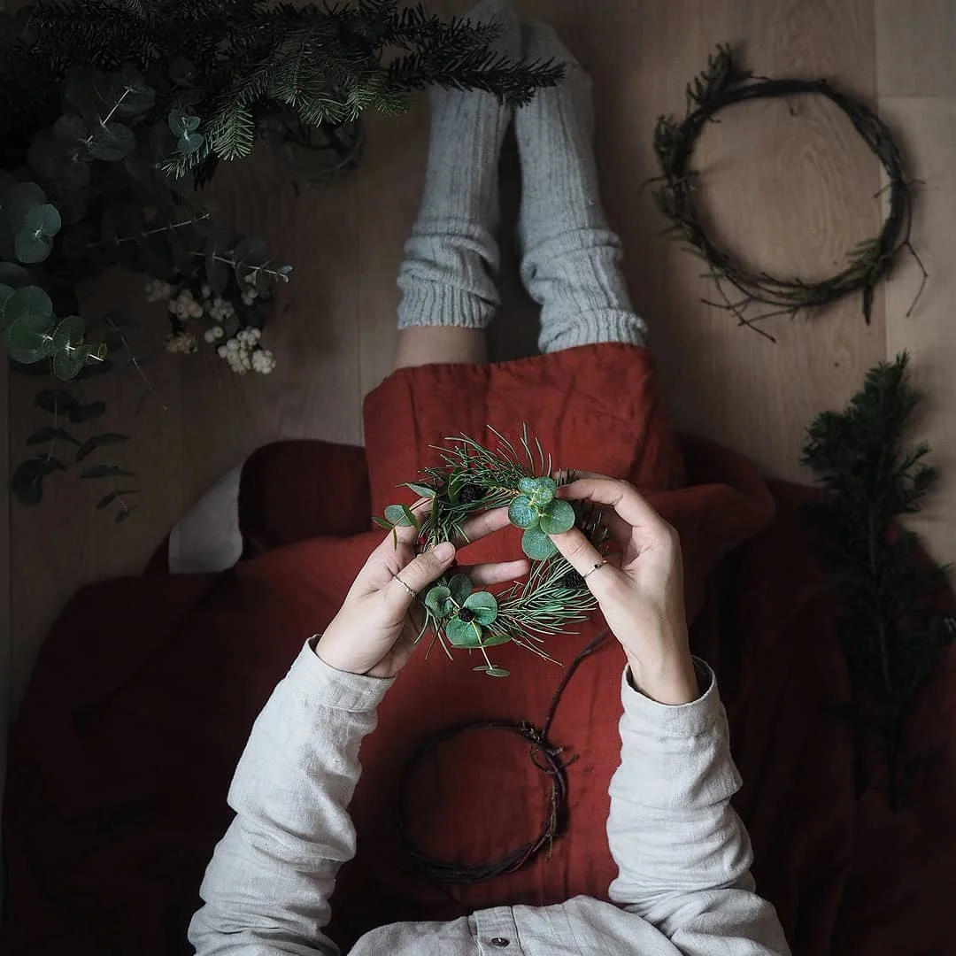 Slowing down and making traditions with Barbora. Source: @herinternest
