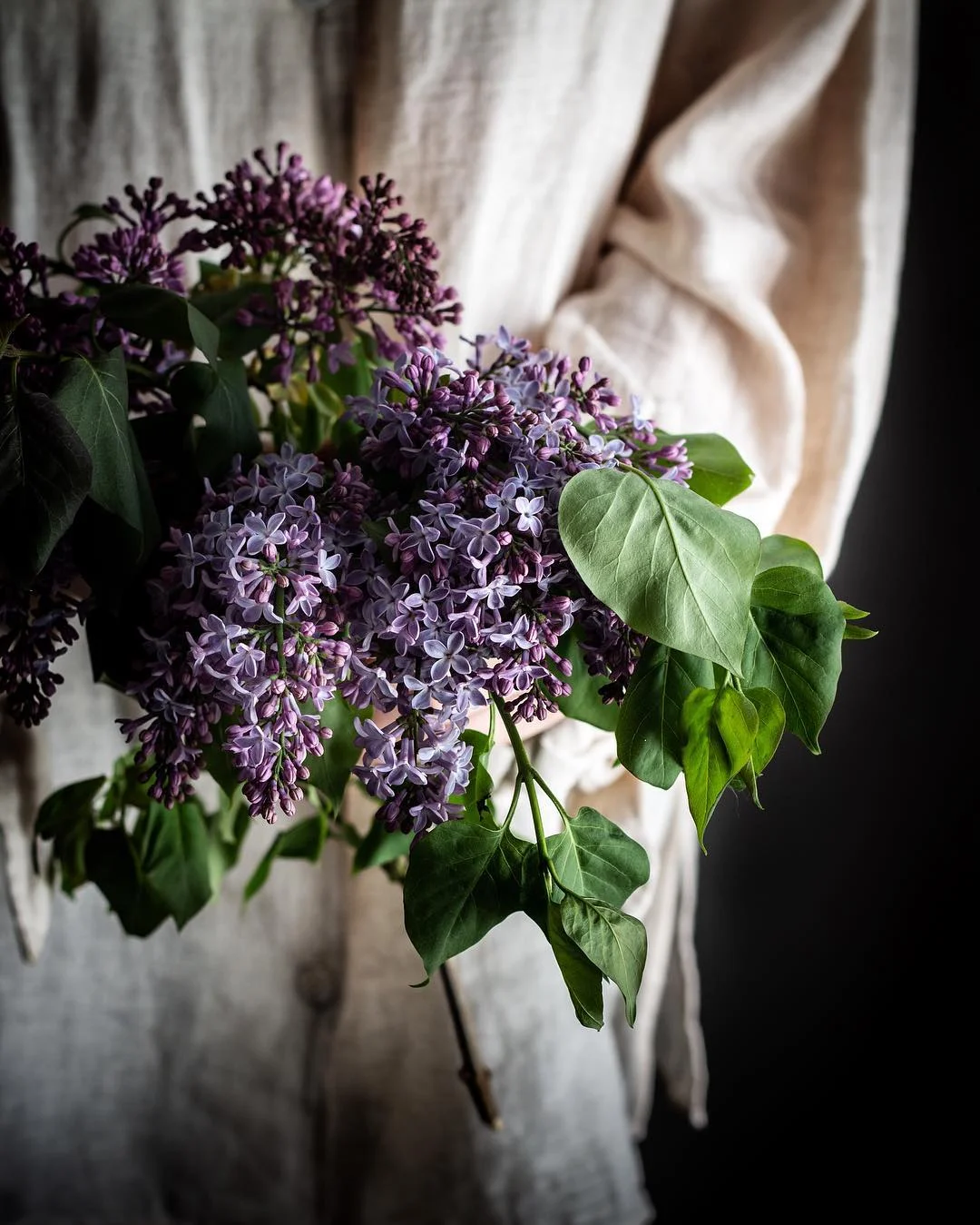 Aimee making sugar magic with Lilac flowers. Source: @twiggstudios