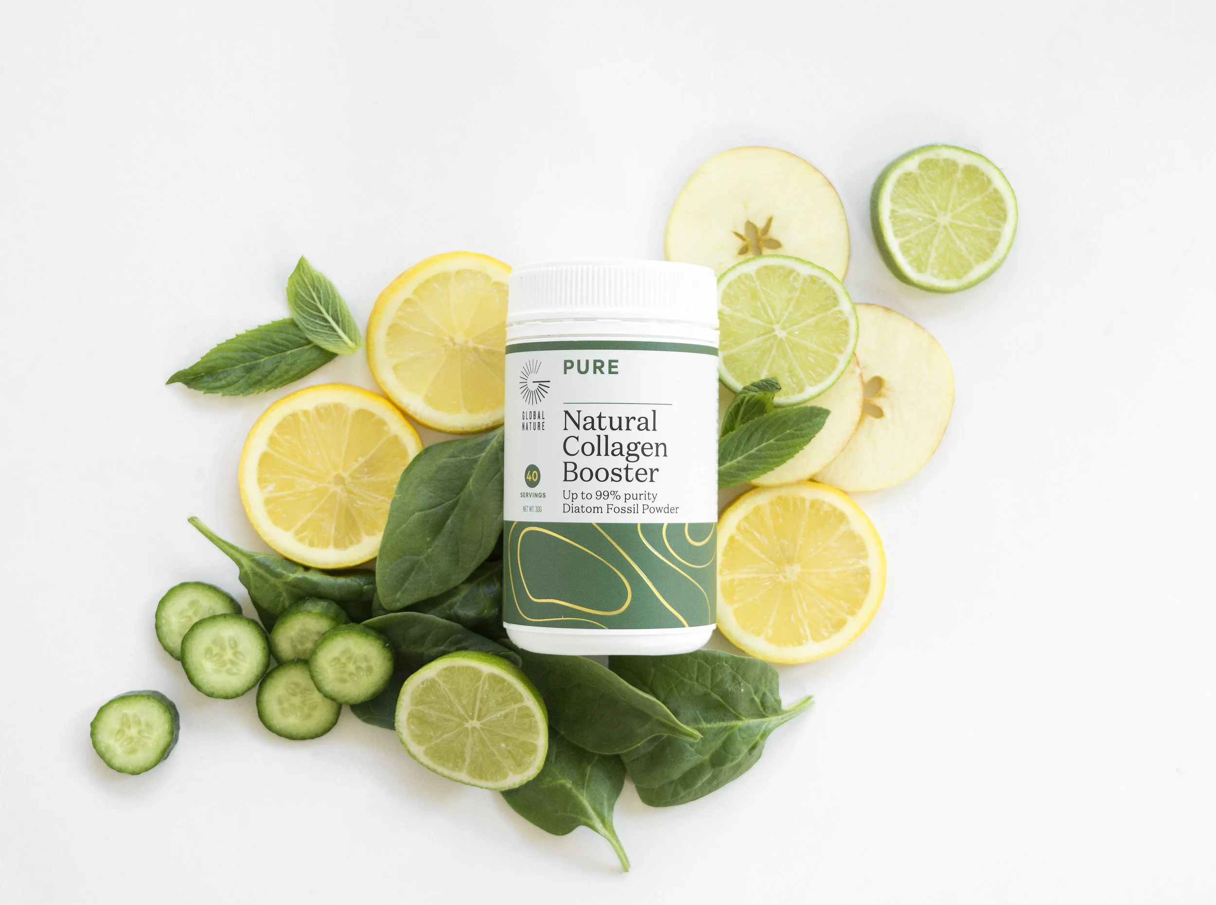 Fresh fruity styling for Global Nature by Creatively Squared creator Ali