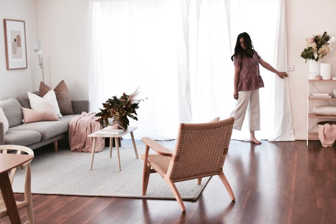 Tara from a distance complementing her space. Source: @coco.camellia_