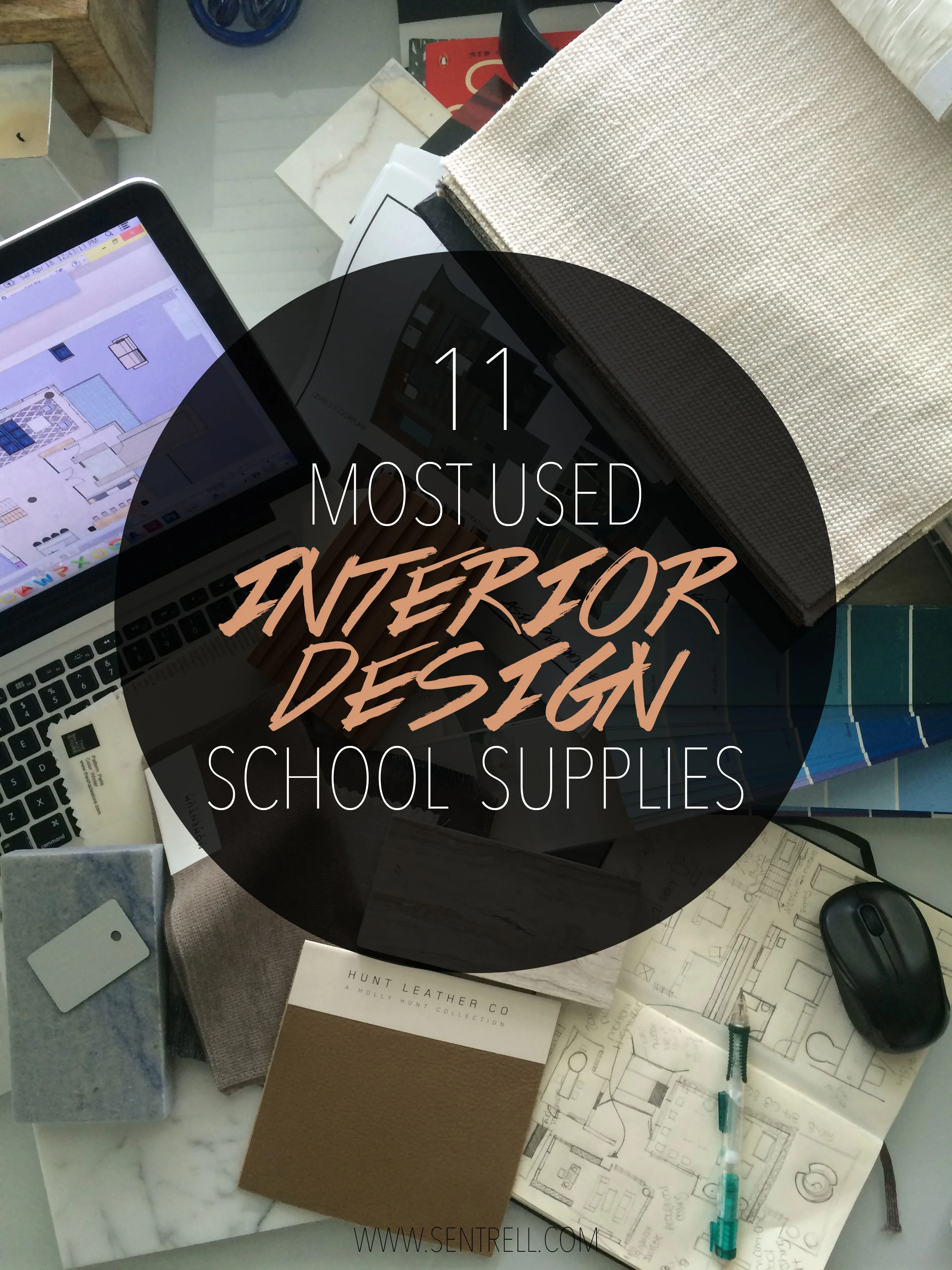 most used interior design school supplies