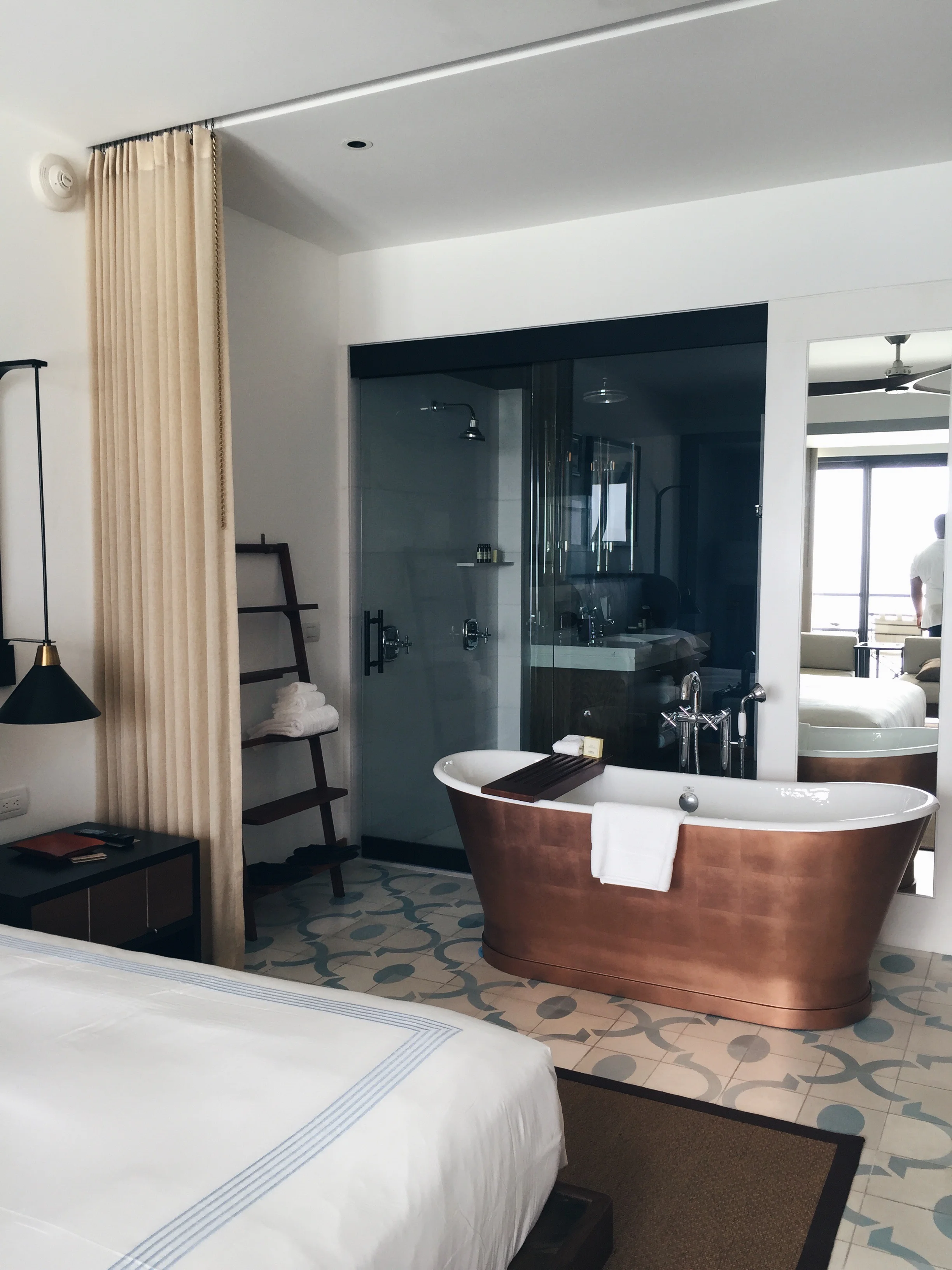 The Cape Cabo San Lucas King Room Copper Tub