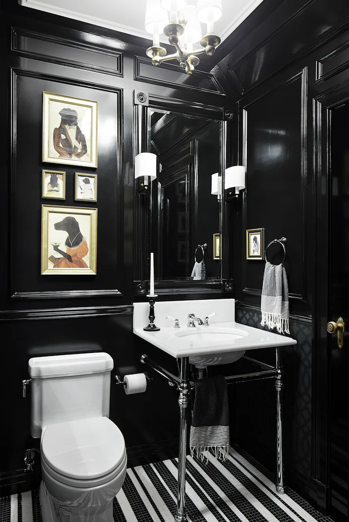 Black Powder Room