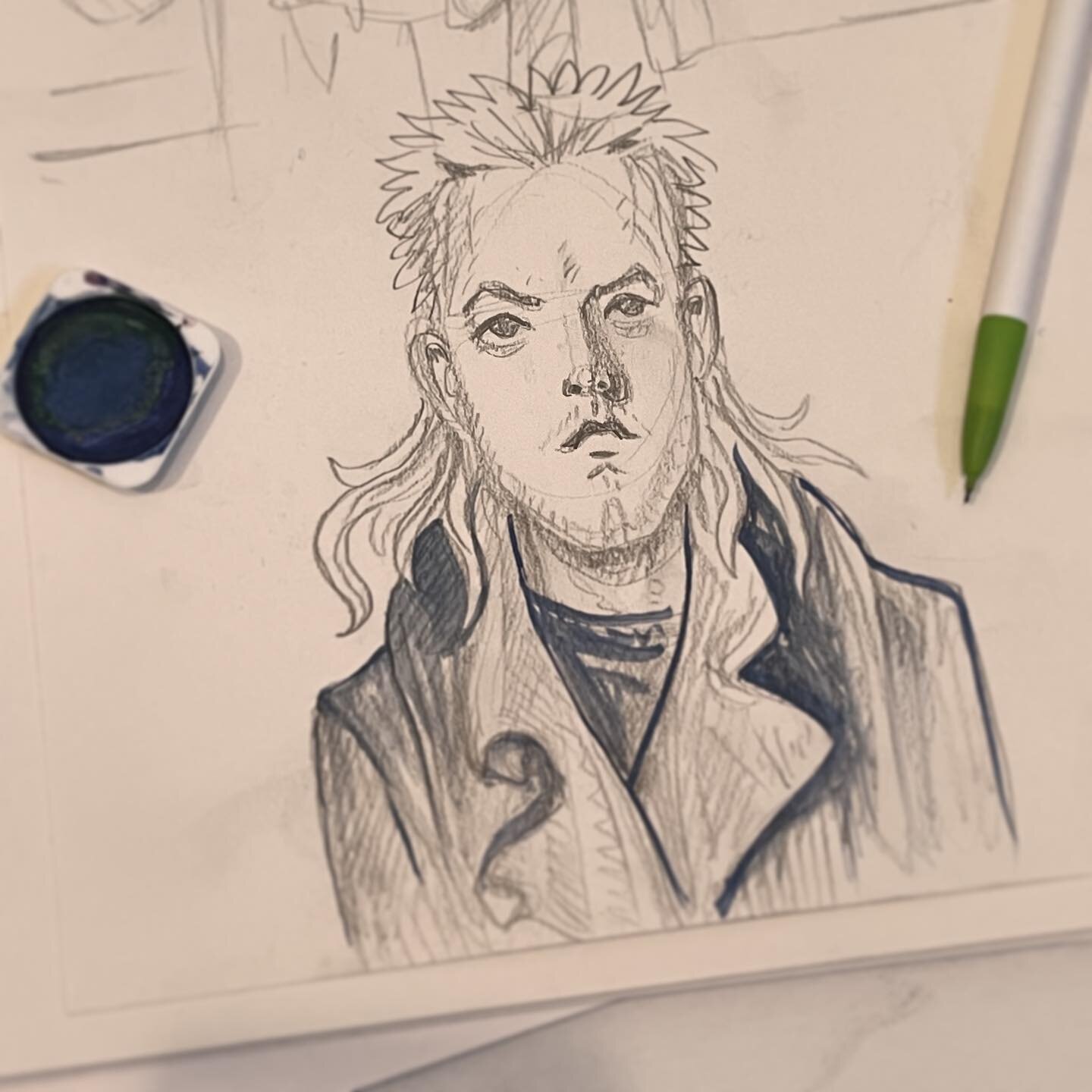 Working on a Lost Boys piece for my buddy Mikey!