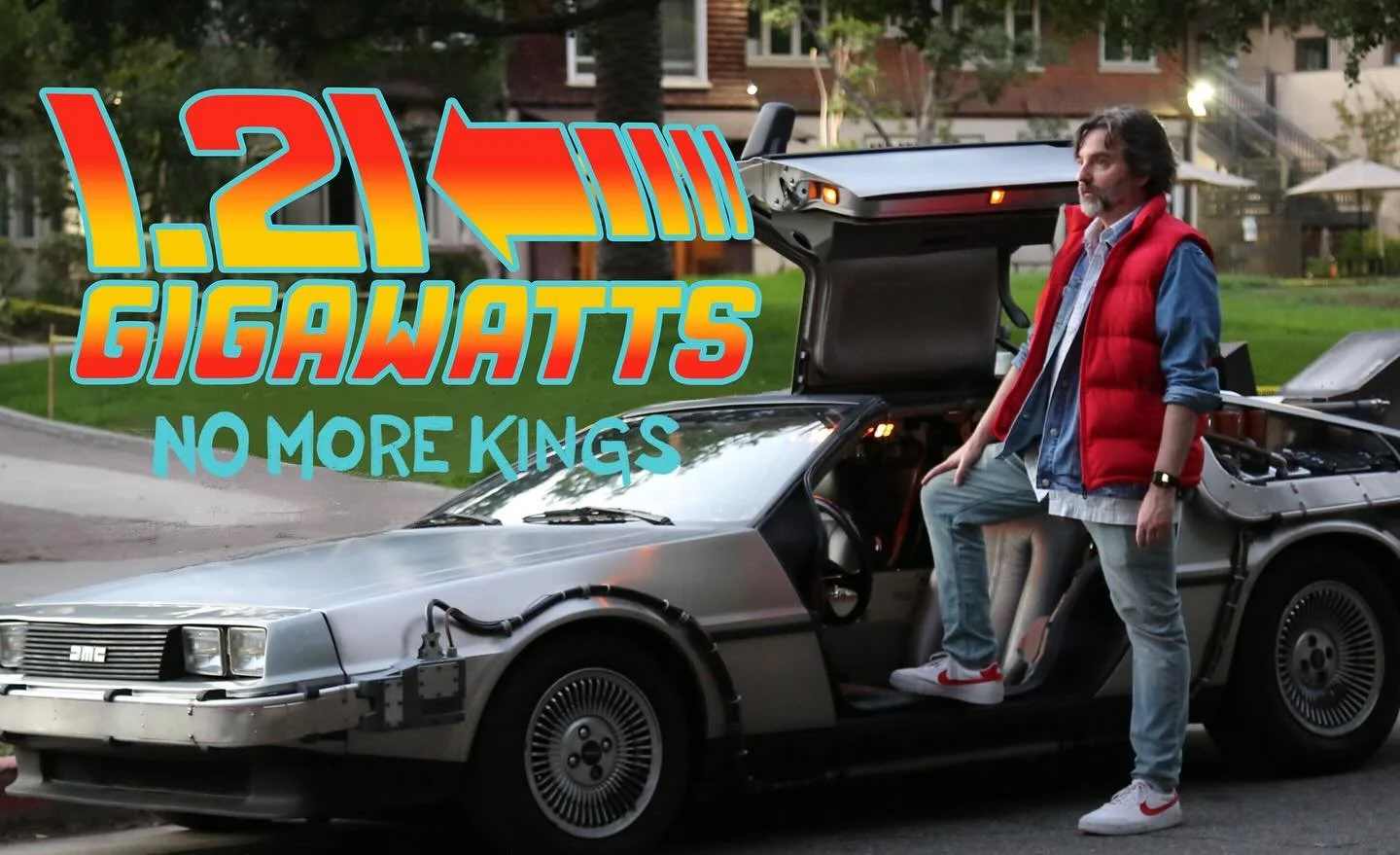 Join us tonight for the premiere of the music video for 1.21 Gigawatts!

On our YouTube channel!
