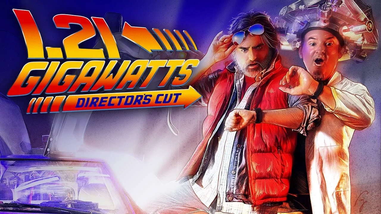 Come join us this Wednesday night for premiere of the all new extended Director&rsquo;s Cut of our 1.21 Gigawatts music video! We&rsquo;ll be in the chat!

(Link in my profile)