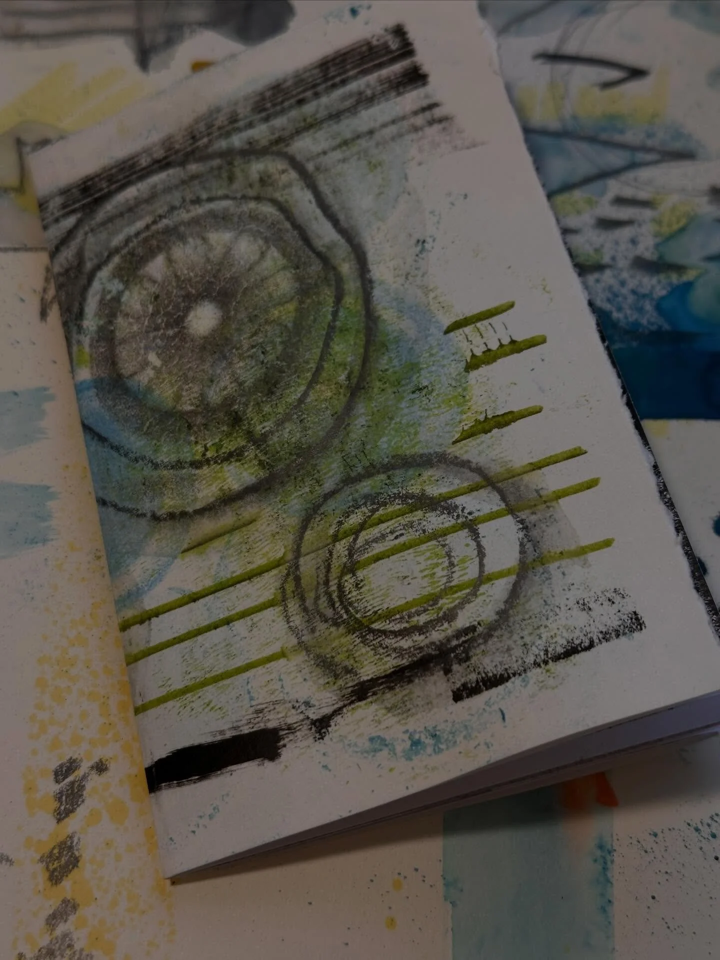 Started making a new little book/zine. I have no idea what this one will be about yet.