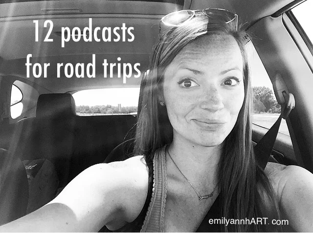 road trip essential: podcasts