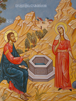 Icon of Samaritan Woman at the Well