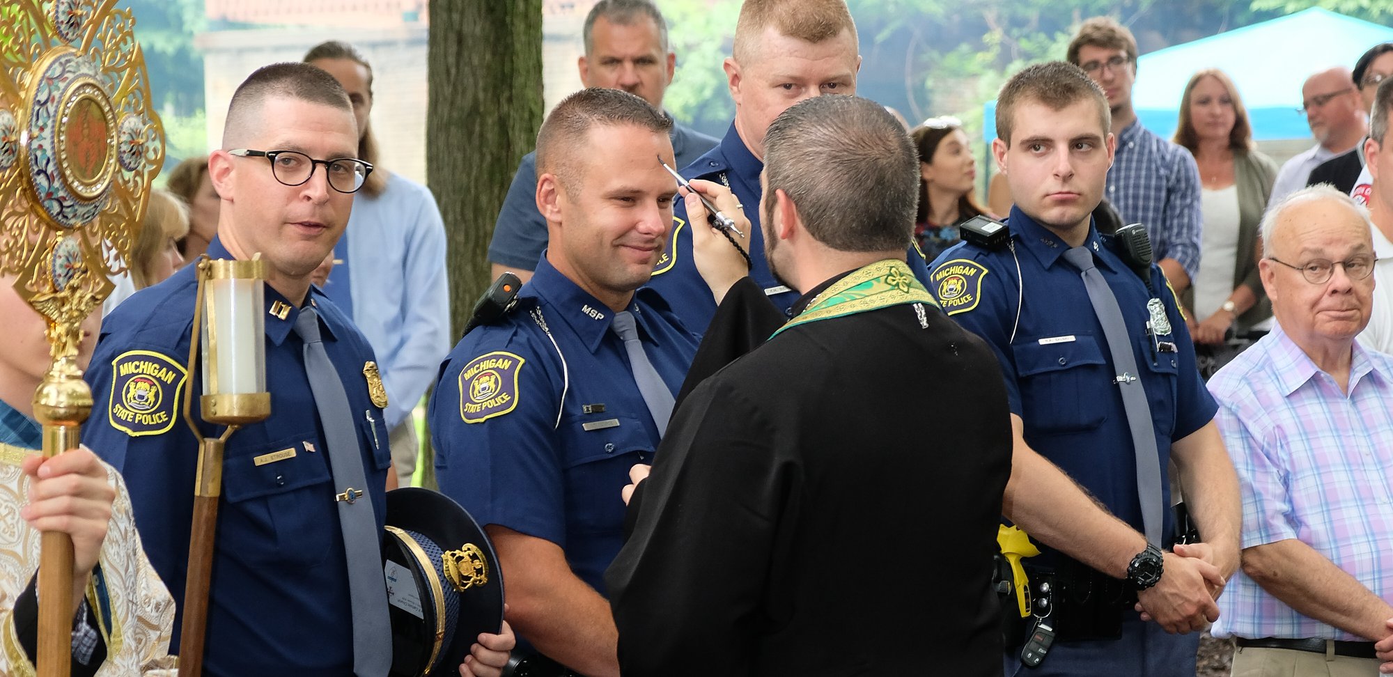  priest blessing short state trooper 