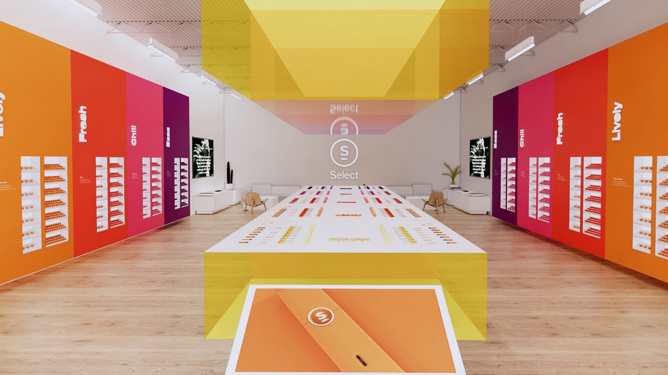 Open shopping concept