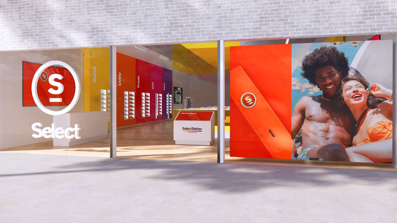 Open shopping concept