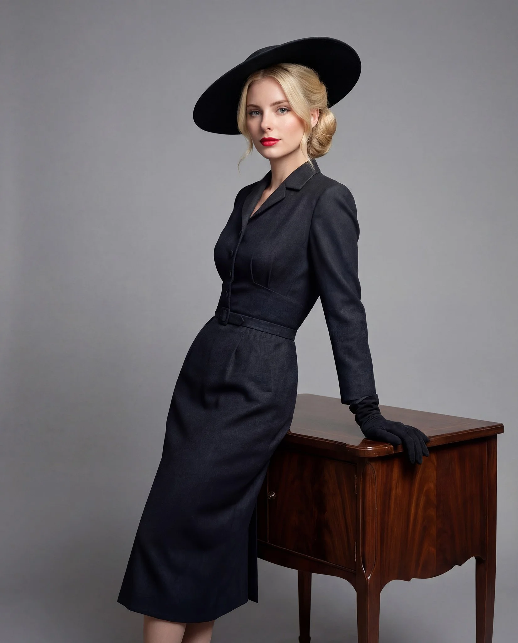 Ashley Snyder, I 1940's High Fashion.