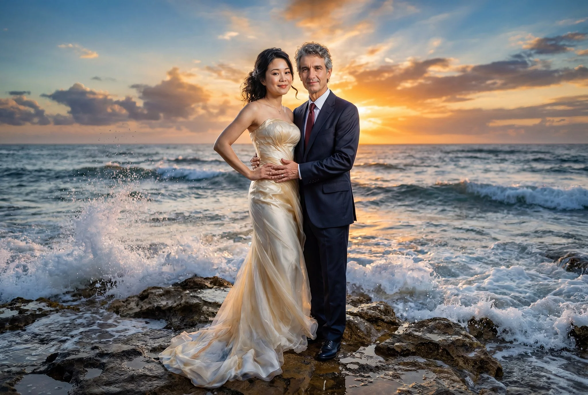 We call this photo, Wedding Bliss. The story of David and Anna