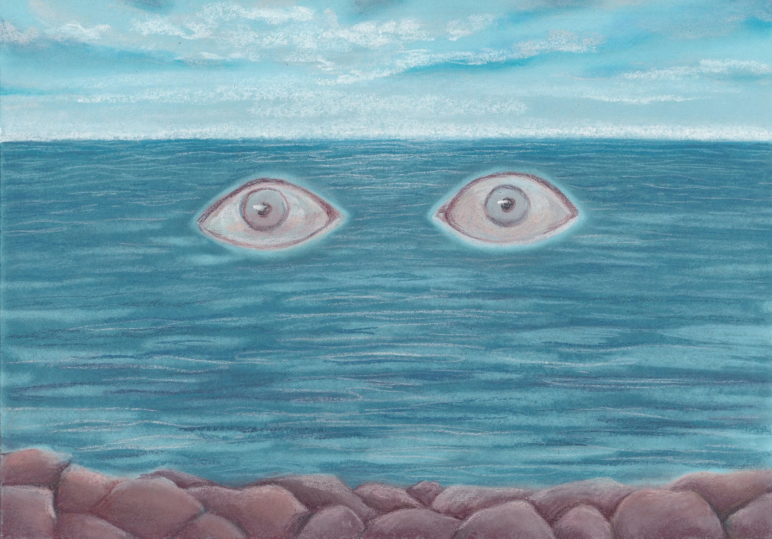  2021, pastels and coloured pencil, 21 x 29.7 cm 