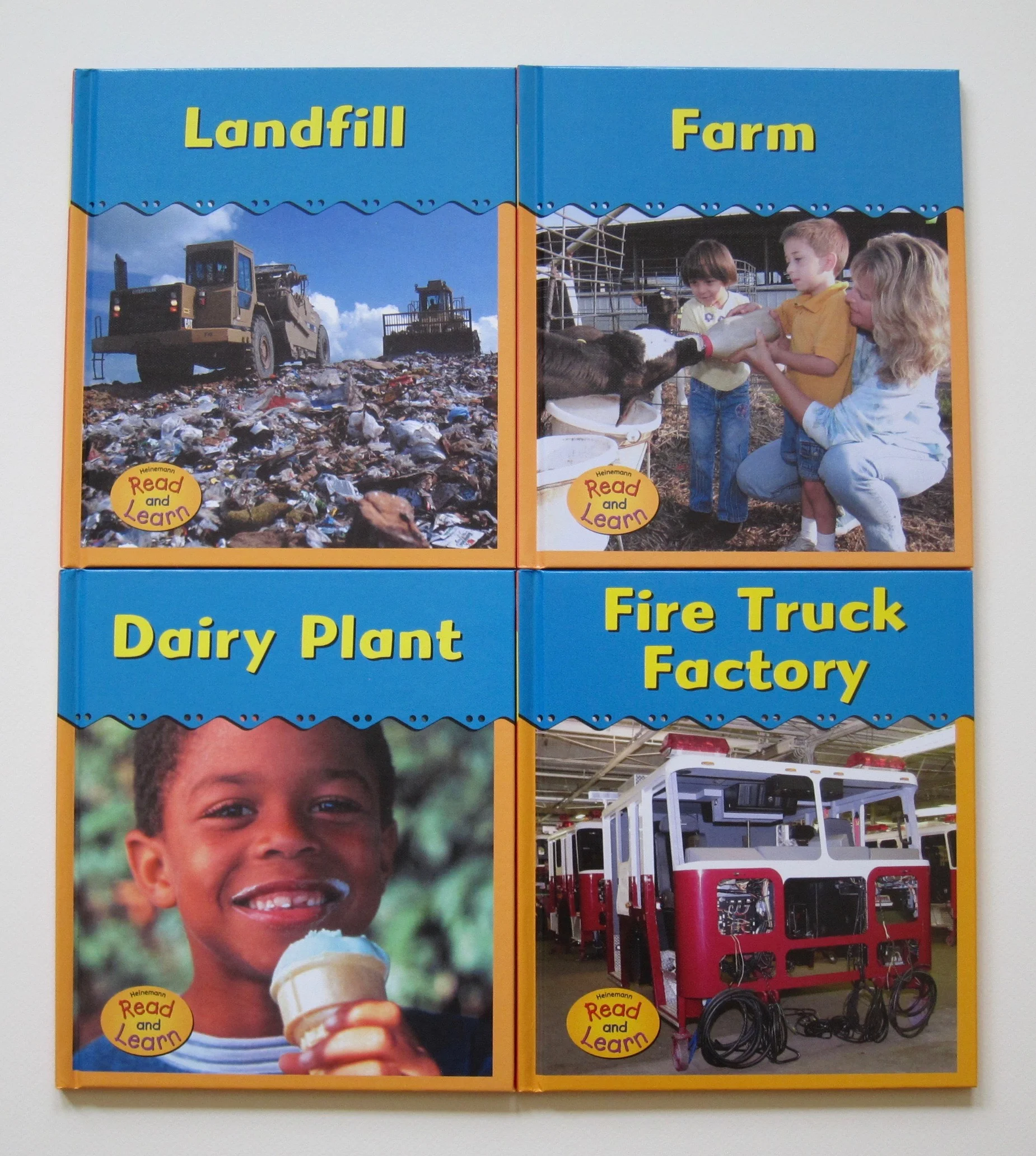 Photo editor for Field Trip series. Found locations, hired models and photographers, traveled to locations for shoots. Photographed for Landfill book. Heinemann Library