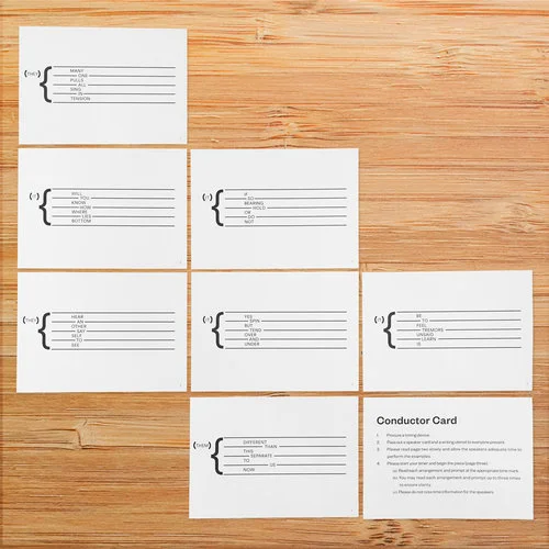cards from "You are a Speaker: Together, Separate, and All-Together"