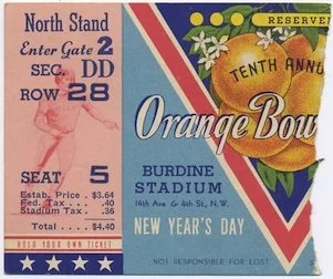 1944 Texas A&M vs LSU at the Orange Bowl