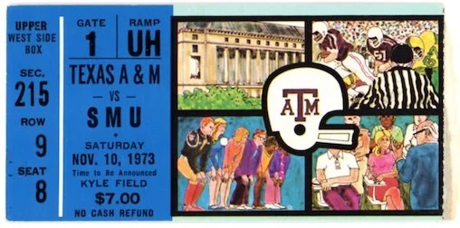 1973 Texas A&M vs SMU