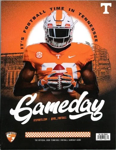 2020 Texas A&M at Tennessee. It appears that Tennessee produced a single generic football program for the 2020 season due to COVID.
