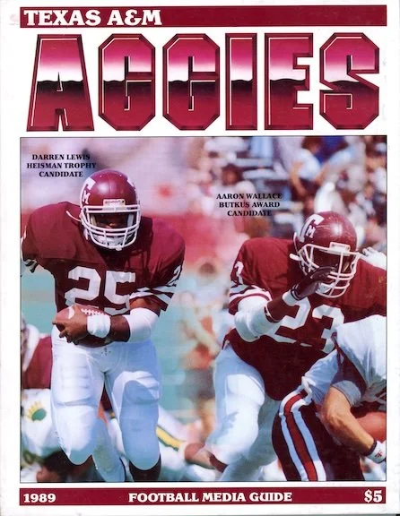 1989 Texas A&M Football Media Guide