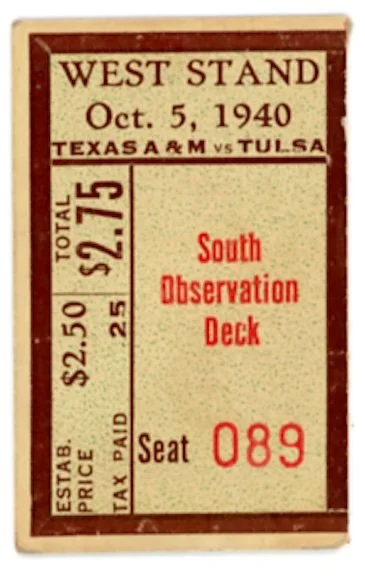 1940 Texas A&M vs Tulsa at San Antonio