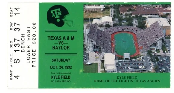 1992 Texas A&M vs Baylor