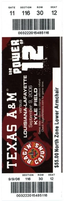 2006 Texas A&M vs Louisiana Lafayette