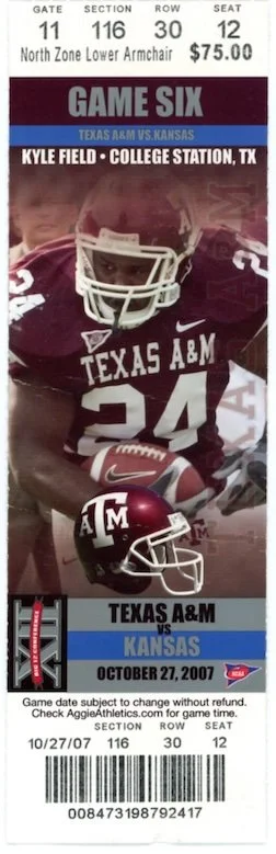 2007 Texas A&M vs Kansas