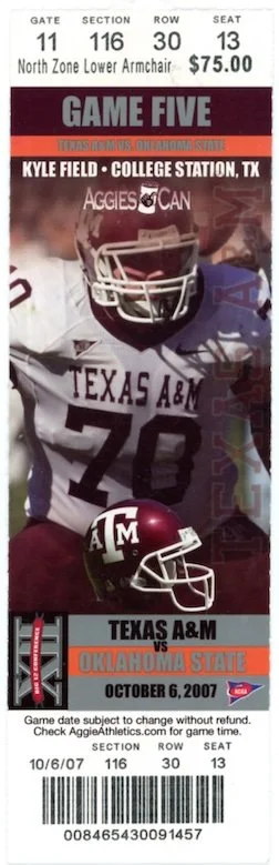 2007 Texas A&M vs Oklahoma State