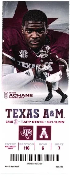 2022 Texas A&M vs Appalachian State