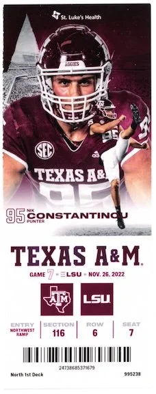 2022 Texas A&M vs LSU