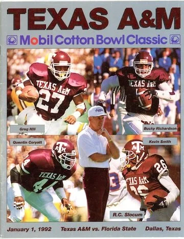 1992 Texas A&M vs Florida State Cotton Bowl preview published for A&M fans