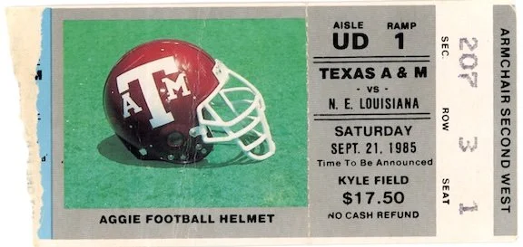 1985 Texas A&M vs Northeast Louisiana