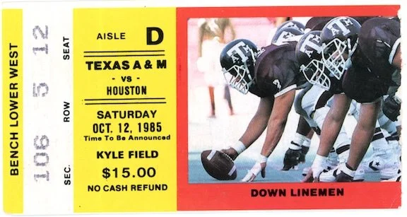 1985 Texas A&M vs Houston