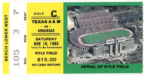 1985 Texas A&M vs Arkansas