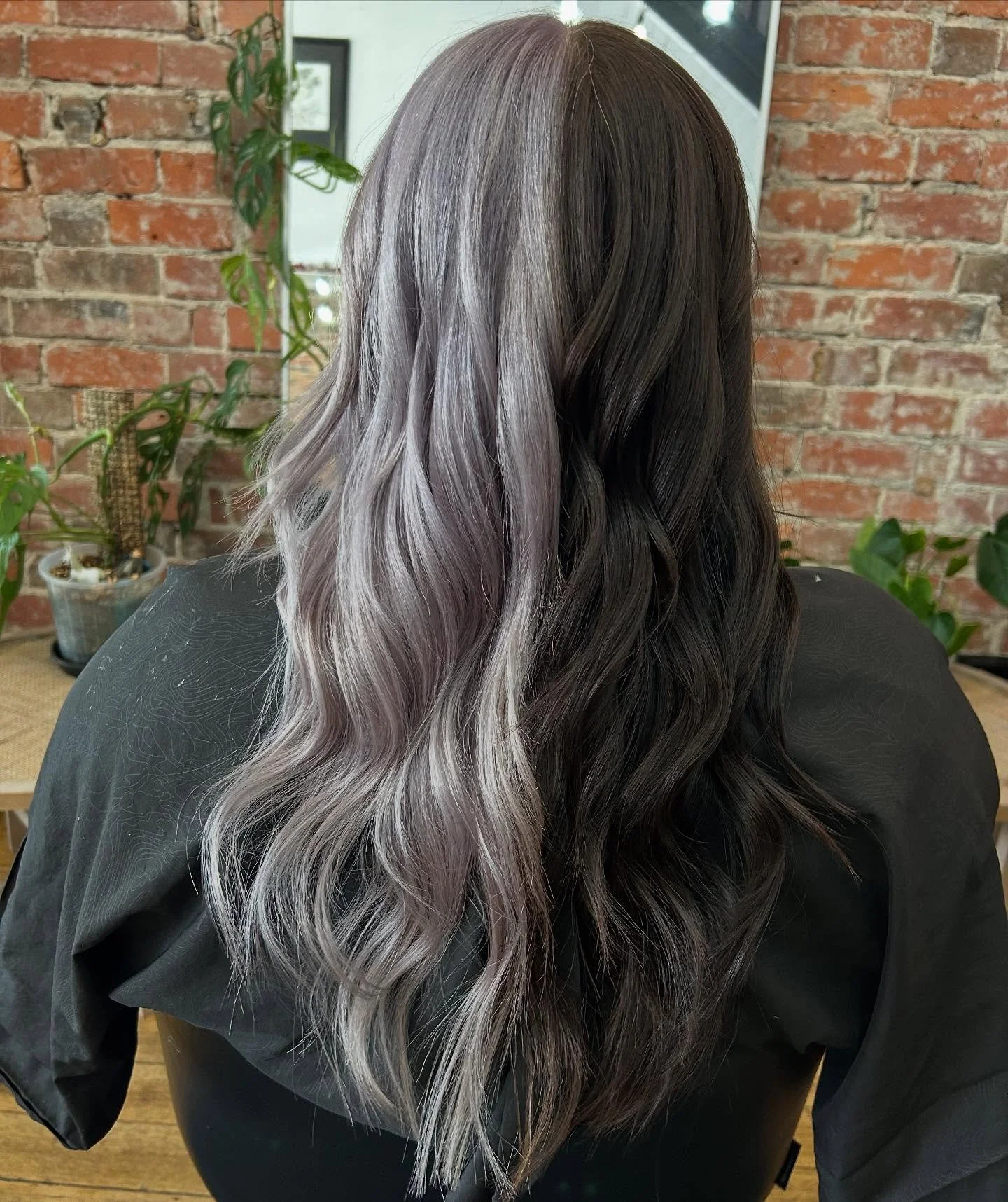 We always love a split dye 🩶🤎