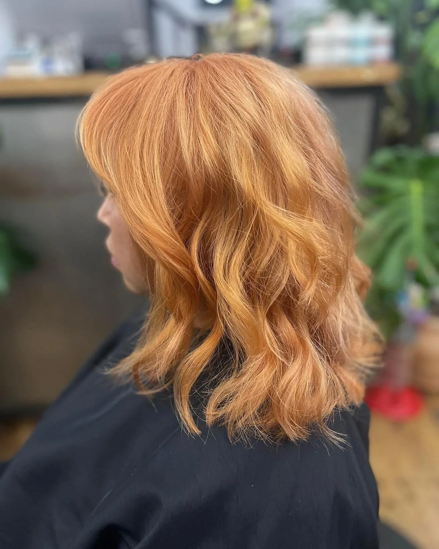 Peachy 🍑 

Hair by @hairbygeorgichrystie 

#alchemy #alternativesalon #peachy #curly #fun #vibrant #slay