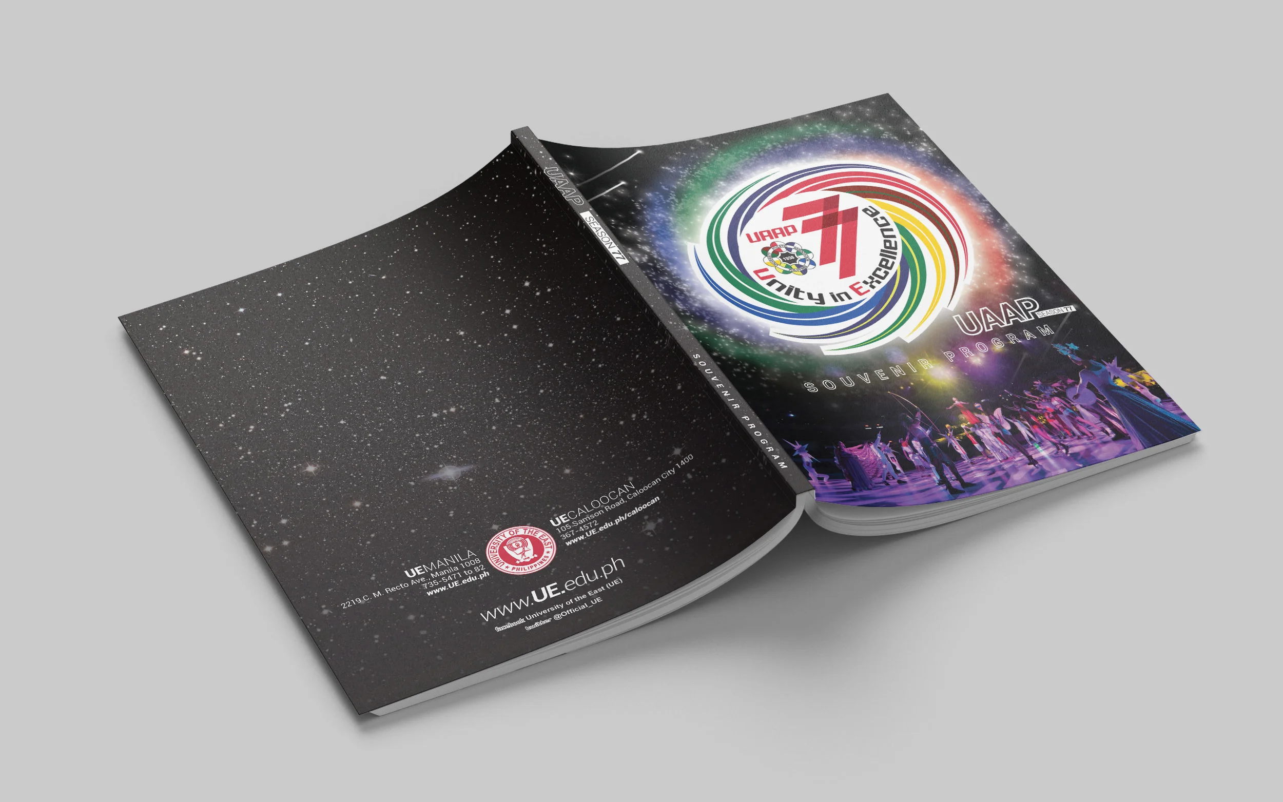 UAAP Season 77 Souvenir Program MOCKUP-2Oustide Cover Spread.jpg