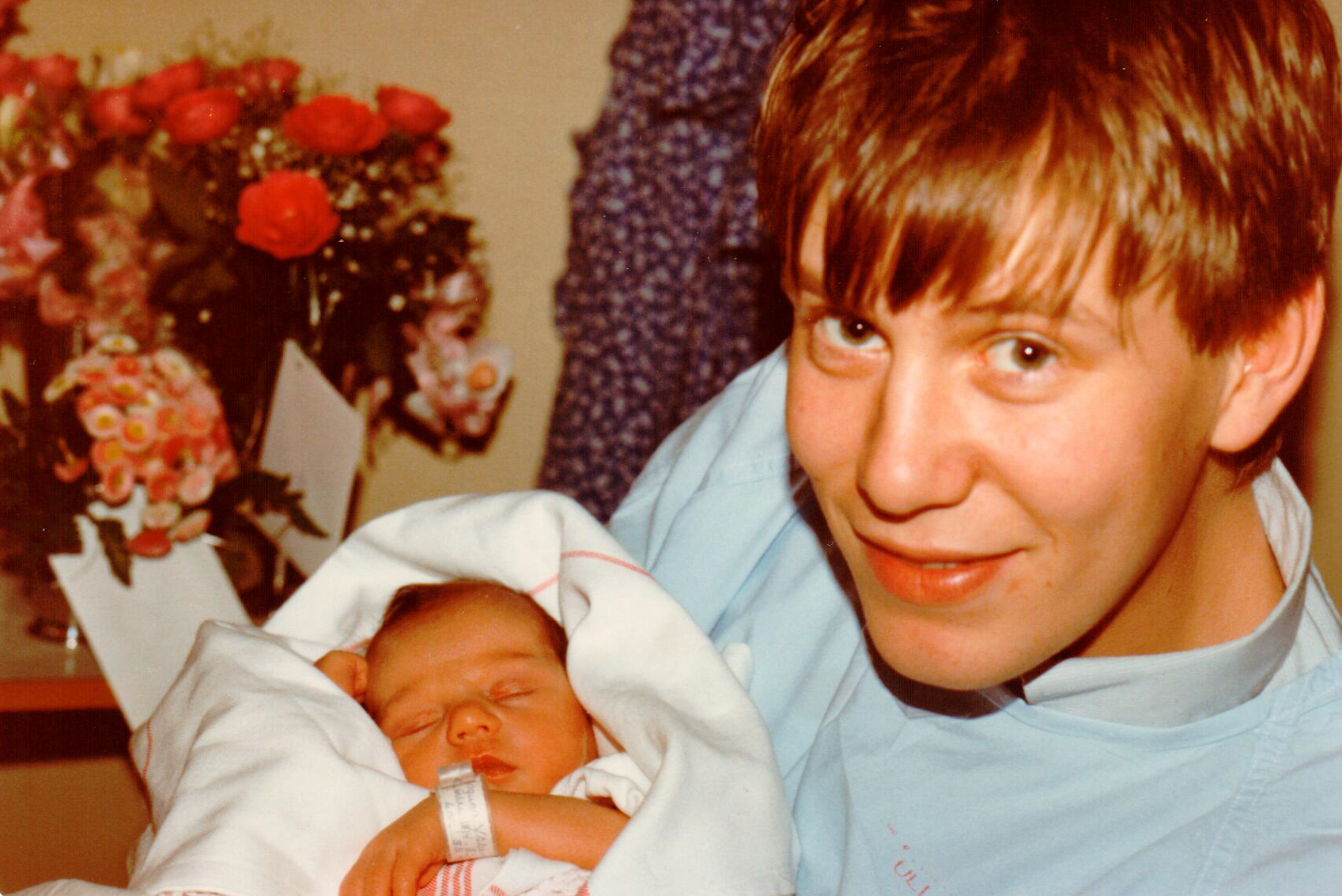 A younger Kjetil Try together with his crucial turning point aka. his daughter. 