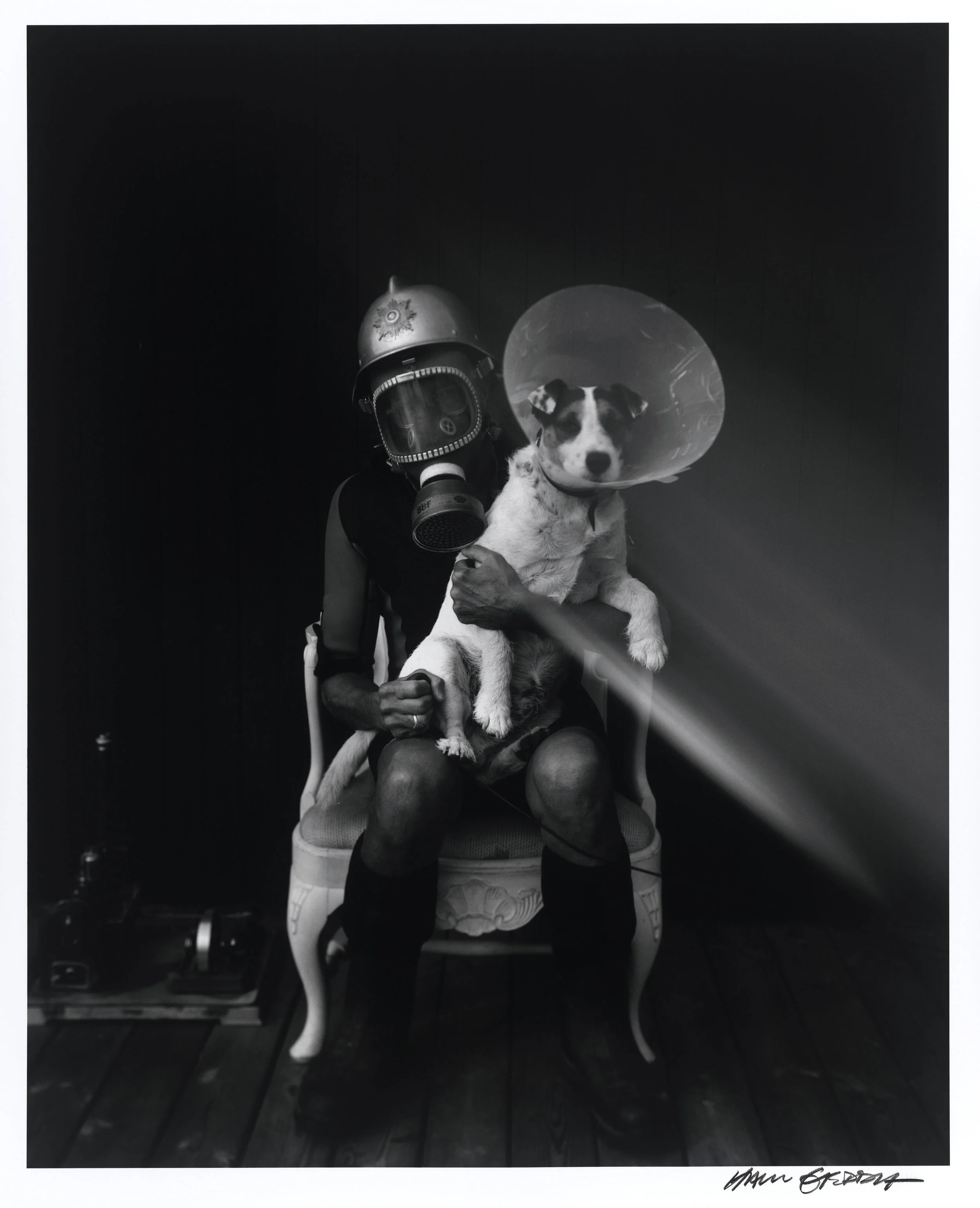 Self Portrait with Dog, 2015